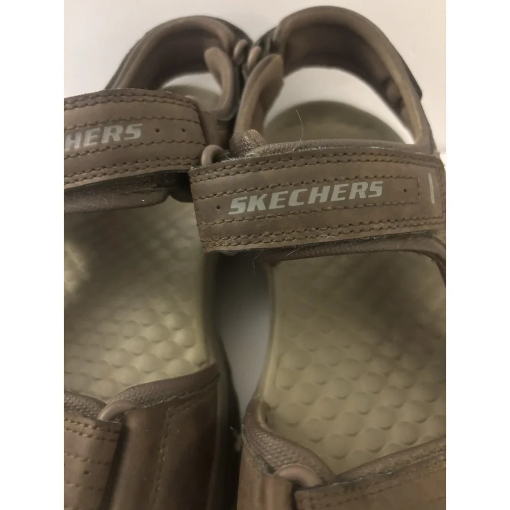 Sketcher Sandals Tresman Garbo Men's Brown Strapped  Slingback 11 Outdoor Hiking